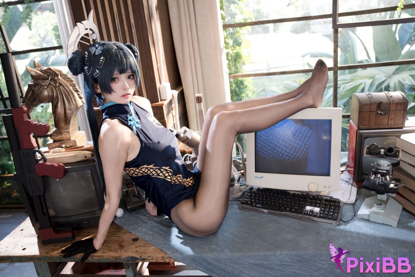 Cosplayer Jiuqi Meow Hizakibara skin PixiBB.COM 030