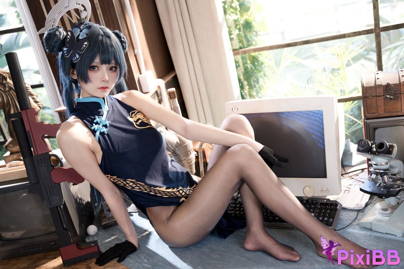 Cosplayer Jiuqi Meow Hizakibara skin PixiBB.COM 033