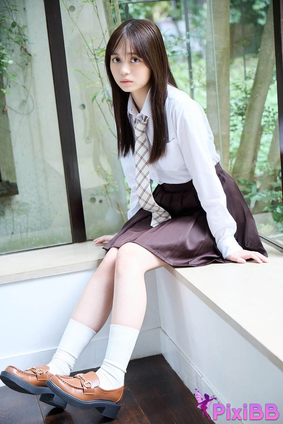 Japanese Idol Mai Horai Penglai dance Transparent Depth PixiBB.COM 034