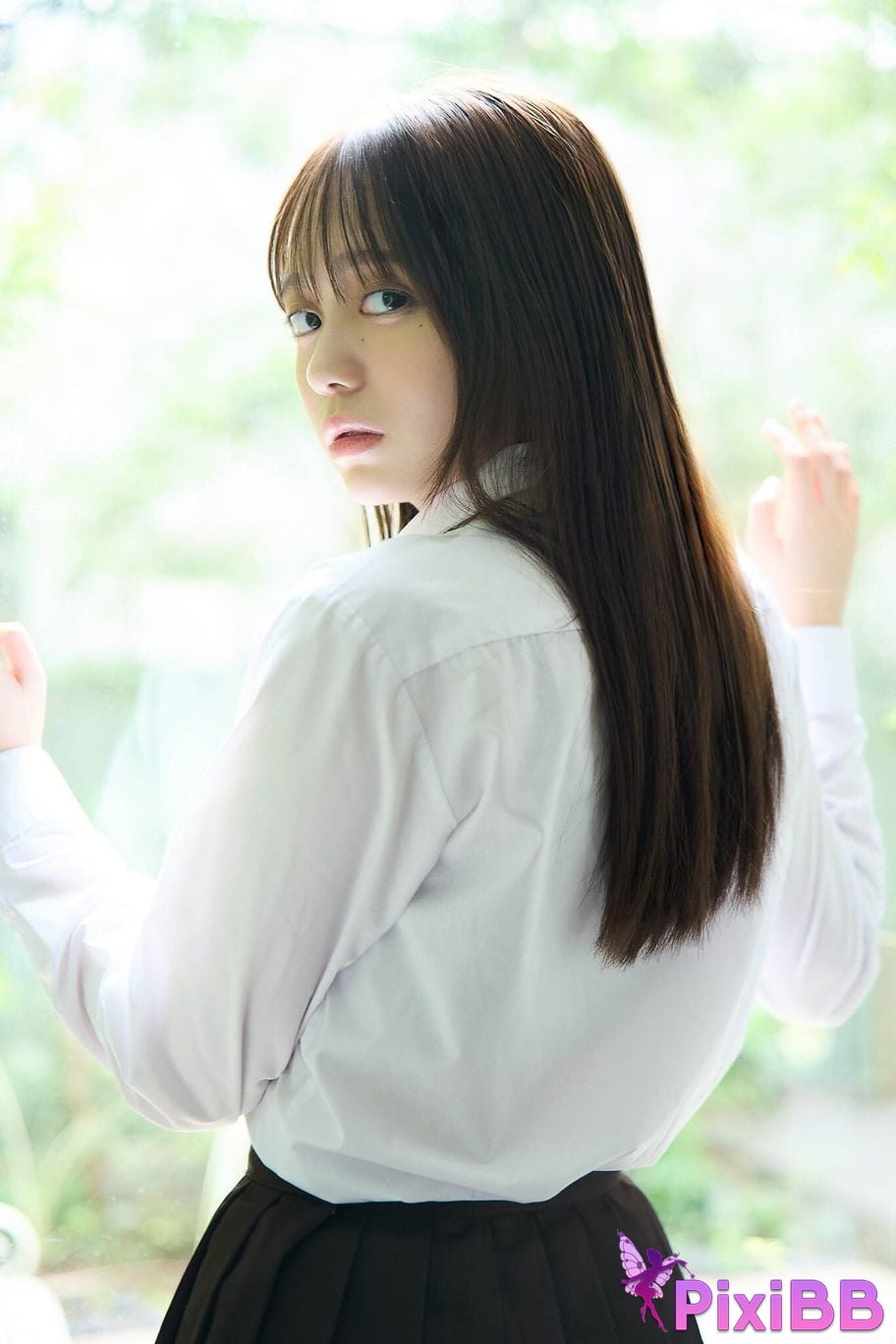 Japanese Idol Mai Horai Penglai dance Transparent Depth PixiBB.COM 041