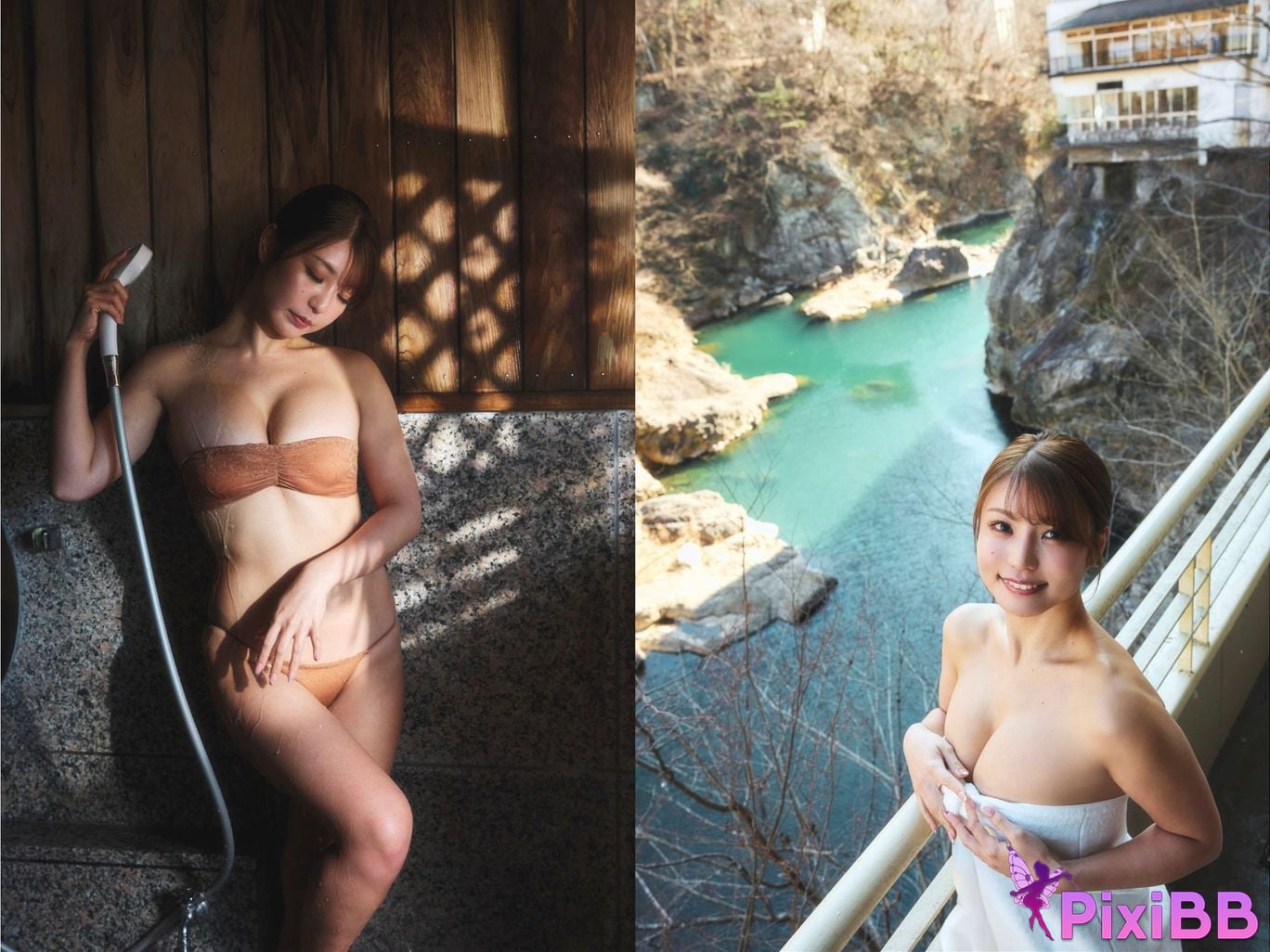 Japanese Idol ENA Intense sex appeal from a former school nurse SPA digital photo book PixiBB.COM 010