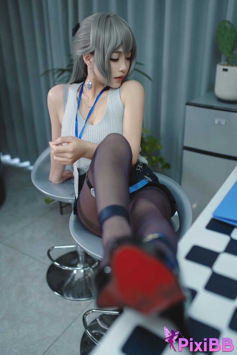 Cosplayer Bangni Bonnie Bronya Collapse PixiBB.COM 023