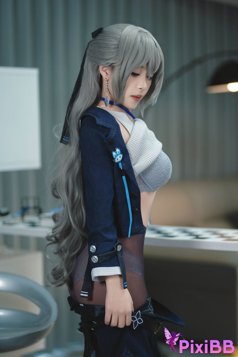 Cosplayer Bangni Bonnie Bronya Collapse PixiBB.COM 034