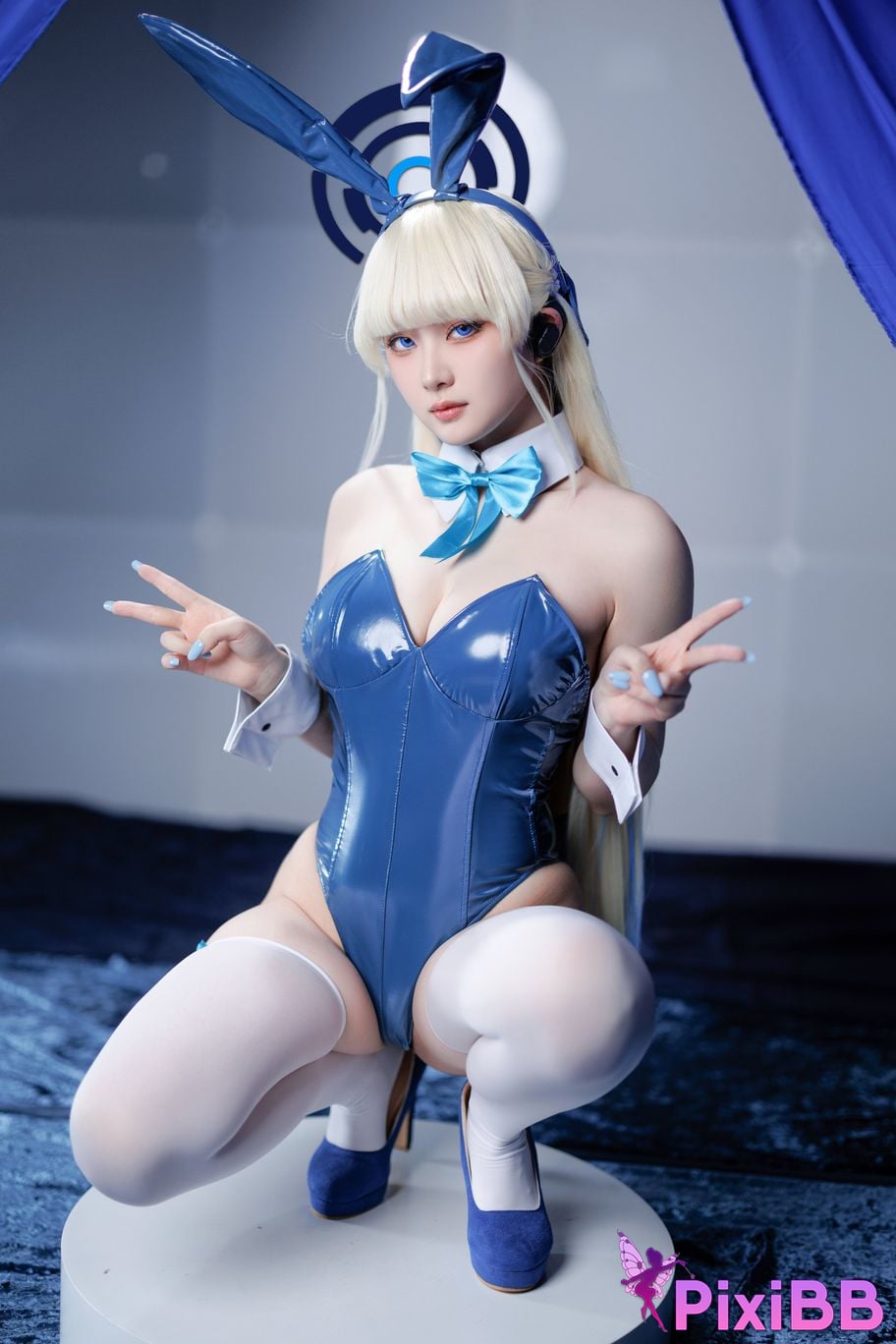 Cosplayer Island fish Azure Files Flying Birds and Horses bunny girl S PixiBB.COM 009