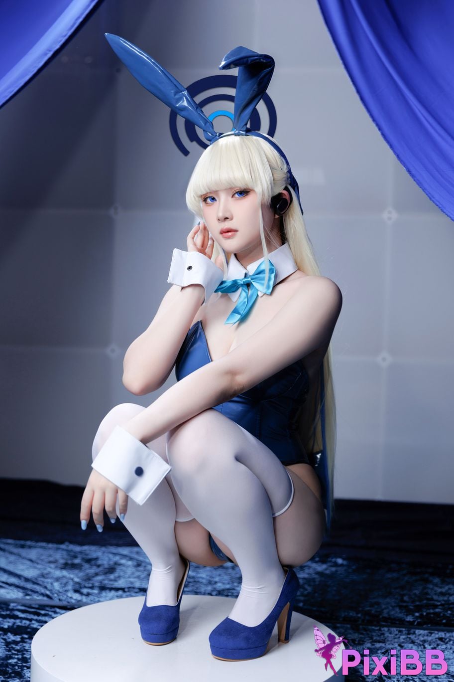 Cosplayer Island fish Azure Files Flying Birds and Horses bunny girl S PixiBB.COM 010