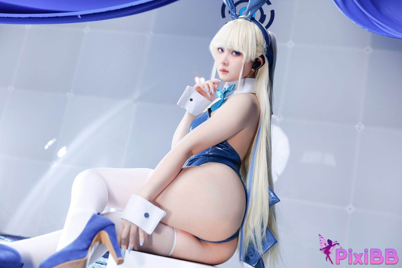 Cosplayer Island fish Azure Files Flying Birds and Horses bunny girl S PixiBB.COM 020
