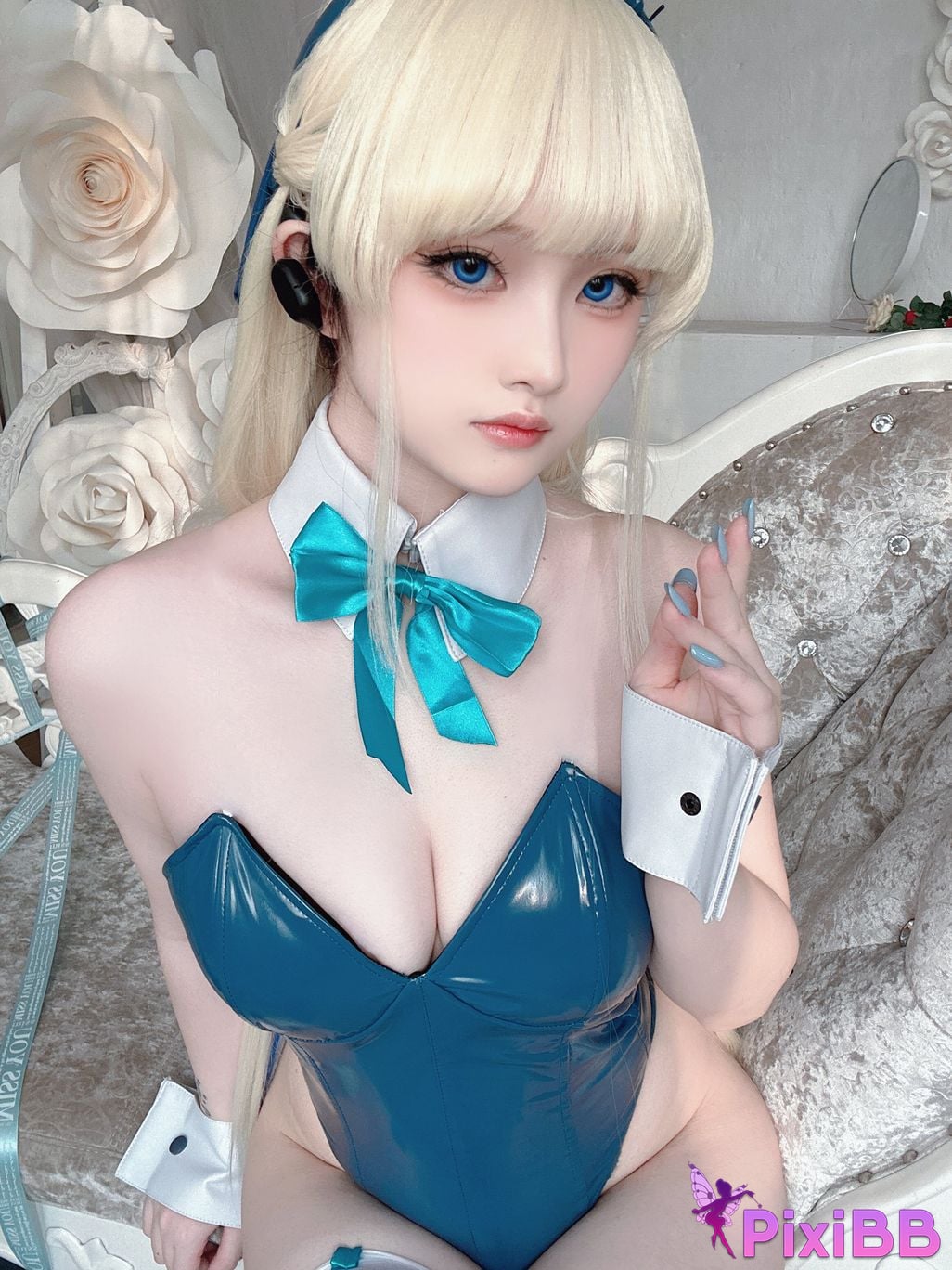 Cosplayer Island fish Azure Files Flying Birds and Horses bunny girl S PixiBB.COM 034