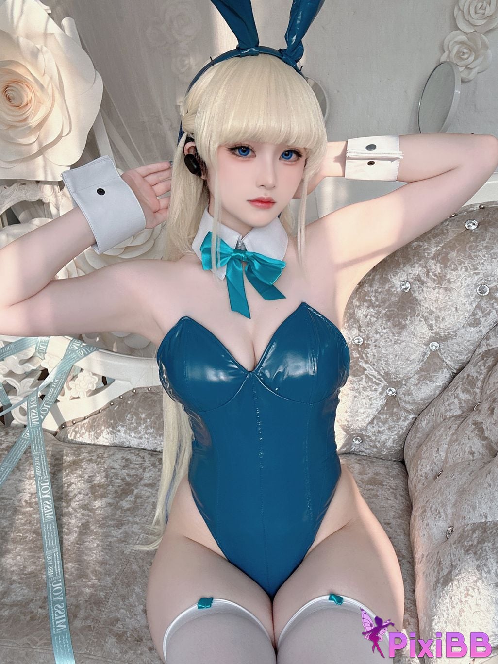 Cosplayer Island fish Azure Files Flying Birds and Horses bunny girl S PixiBB.COM 041