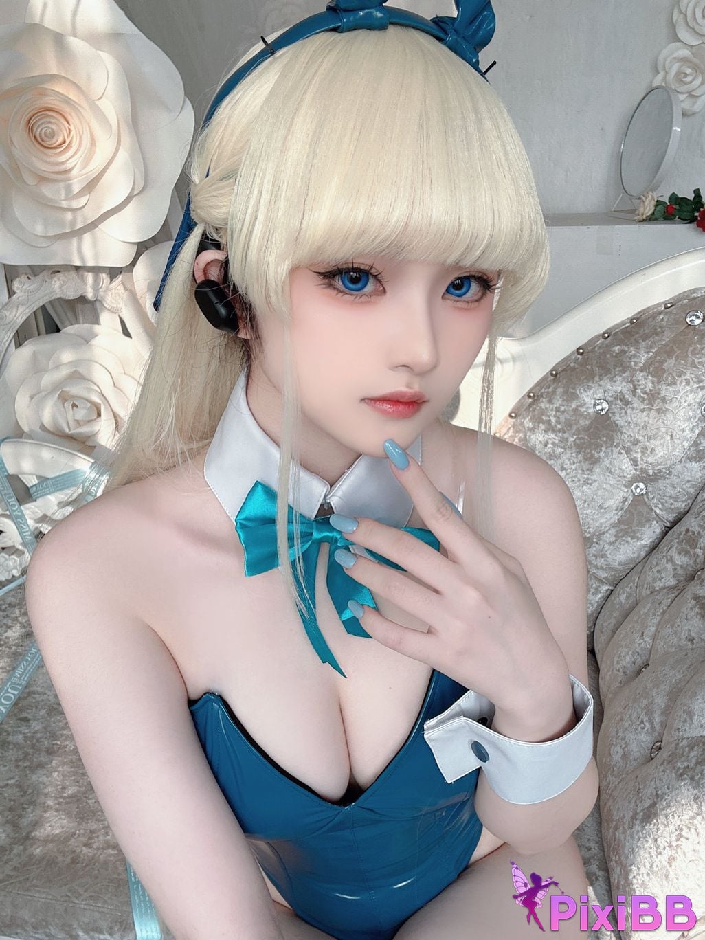 Cosplayer Island fish Azure Files Flying Birds and Horses bunny girl S PixiBB.COM 043