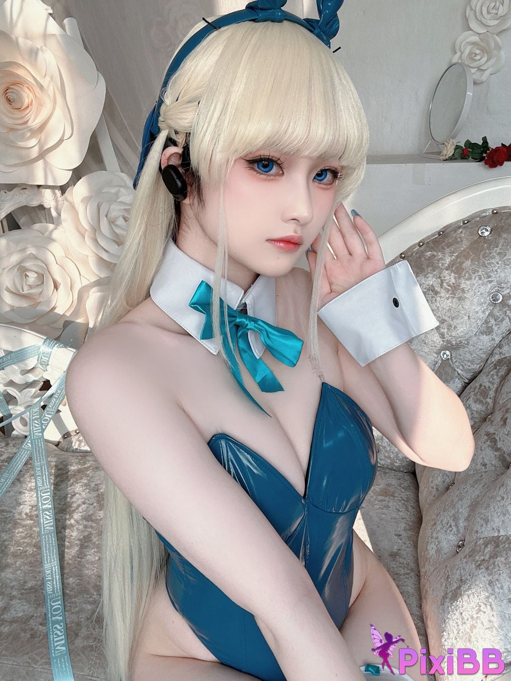 Cosplayer Island fish Azure Files Flying Birds and Horses bunny girl S PixiBB.COM 045