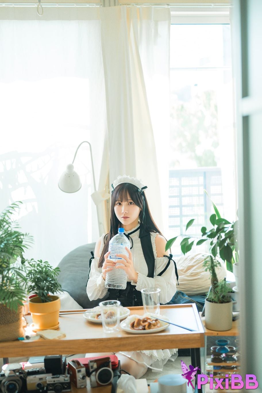 Cosplayer Kenken C106 Real publication Guragura What I want to do with my favorite maidroid PixiBB.COM 035