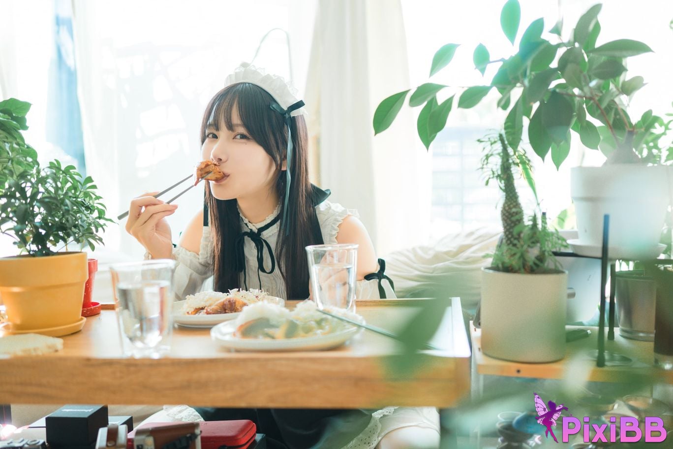 Cosplayer Kenken C106 Real publication Guragura What I want to do with my favorite maidroid PixiBB.COM 039