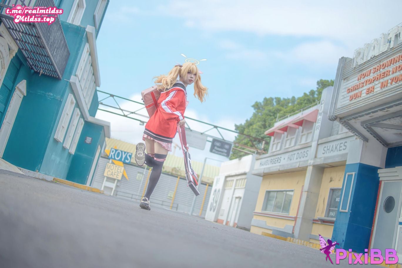 Cosplayer Zhiyue Etsu ko Azure Files Yoshimi Ibaraki PixiBB.COM 011