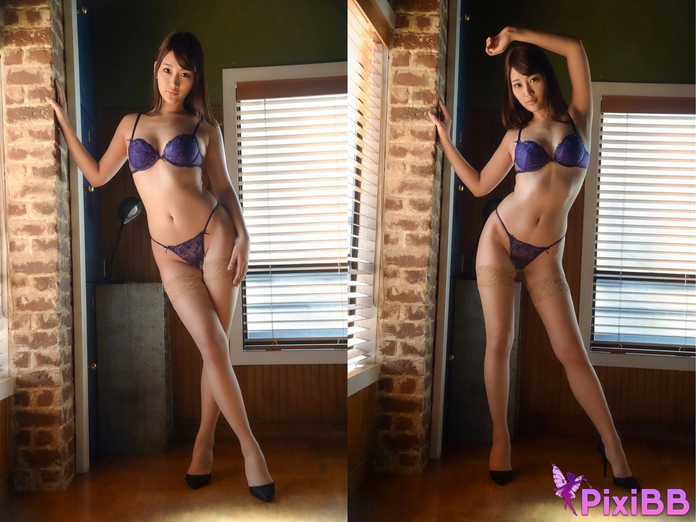 Japanese Idol Nao Wakana enchanting lingerie PixiBB.COM 030