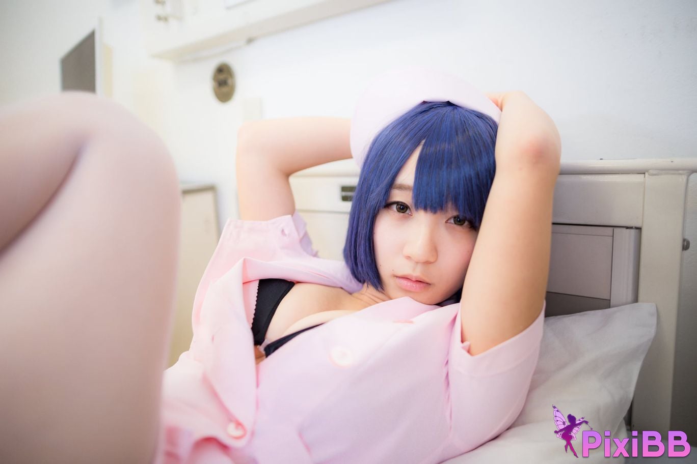 Japanese Idol Moe Iori night shift ward YAKIN BYOTOU Nurse PixiBB.COM 026