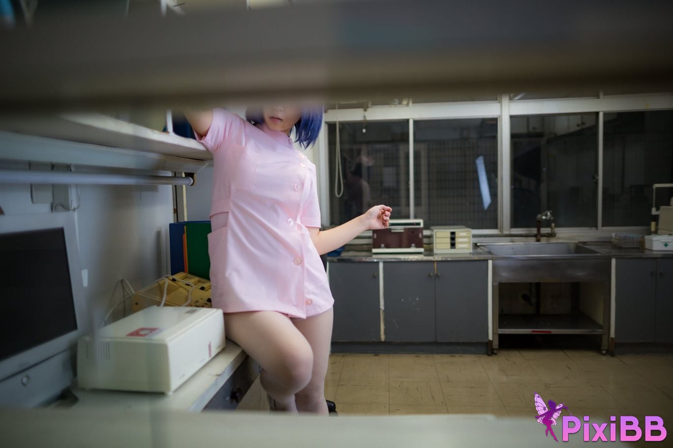 Japanese Idol Moe Iori night shift ward YAKIN BYOTOU Nurse PixiBB.COM 040