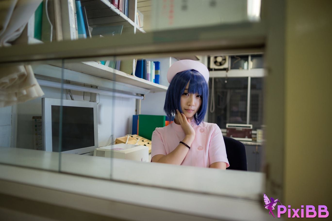 Japanese Idol Moe Iori night shift ward YAKIN BYOTOU Nurse PixiBB.COM 043