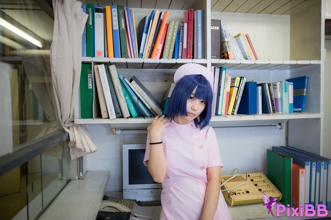 Japanese Idol Moe Iori night shift ward YAKIN BYOTOU Nurse PixiBB.COM 047