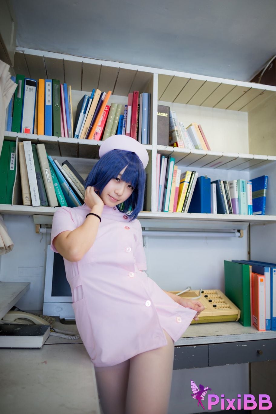 Japanese Idol Moe Iori night shift ward YAKIN BYOTOU Nurse PixiBB.COM 049