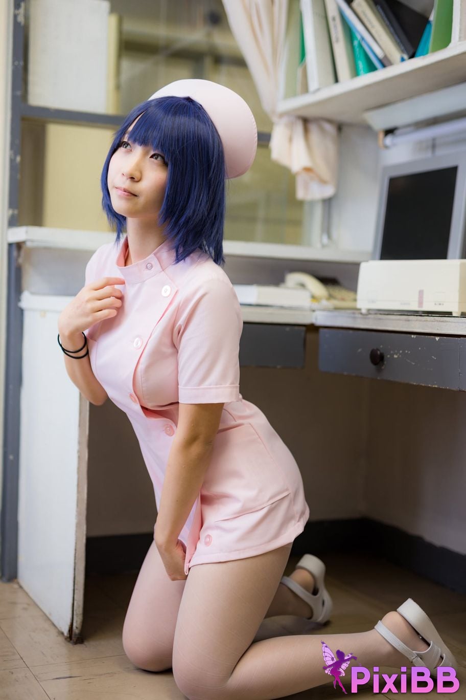 Japanese Idol Moe Iori night shift ward YAKIN BYOTOU Nurse PixiBB.COM 056