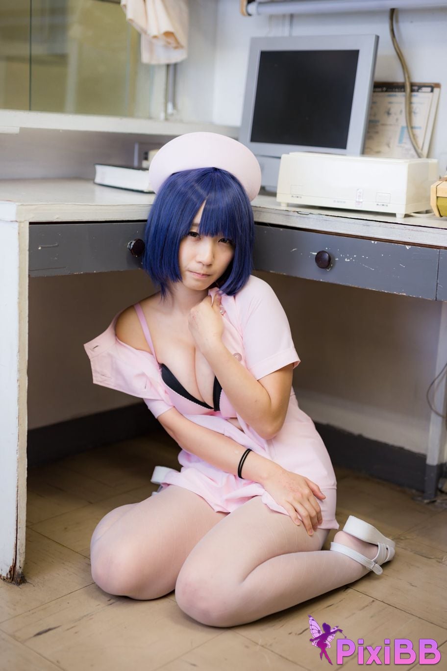 Japanese Idol Moe Iori night shift ward YAKIN BYOTOU Nurse PixiBB.COM 060