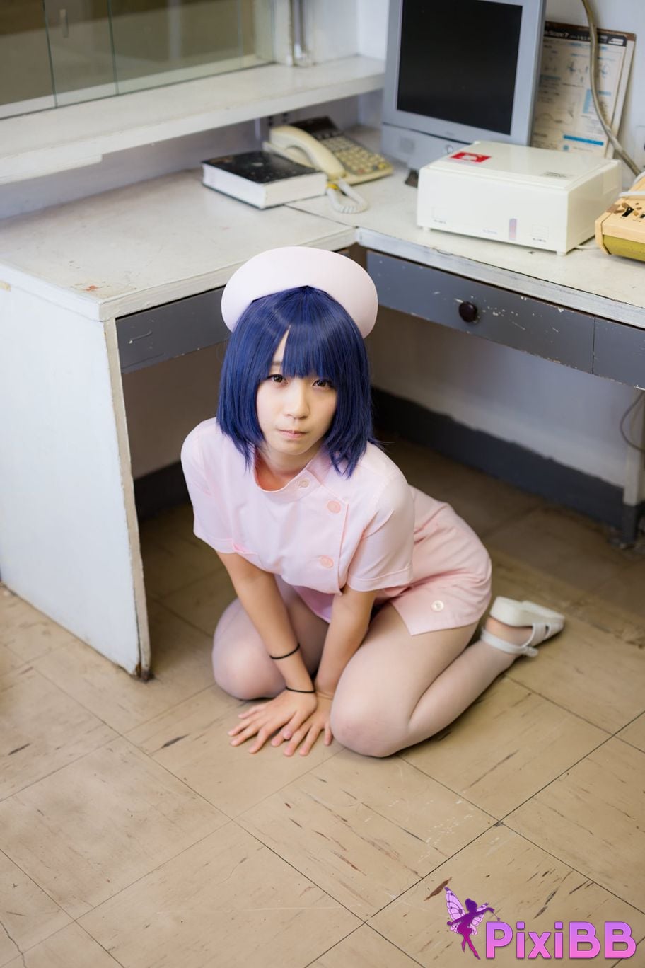 Japanese Idol Moe Iori night shift ward YAKIN BYOTOU Nurse PixiBB.COM 061