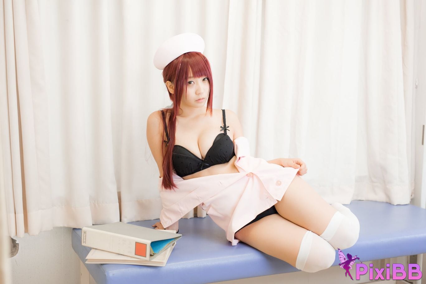 Japanese Idol Moe Iori night shift ward YAKIN BYOTOU Nurse PixiBB.COM 071