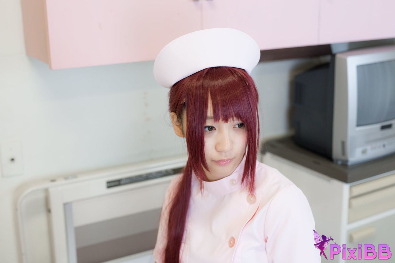 Japanese Idol Moe Iori night shift ward YAKIN BYOTOU Nurse PixiBB.COM 087