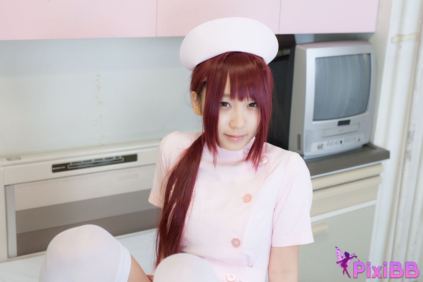 Japanese Idol Moe Iori night shift ward YAKIN BYOTOU Nurse PixiBB.COM 088