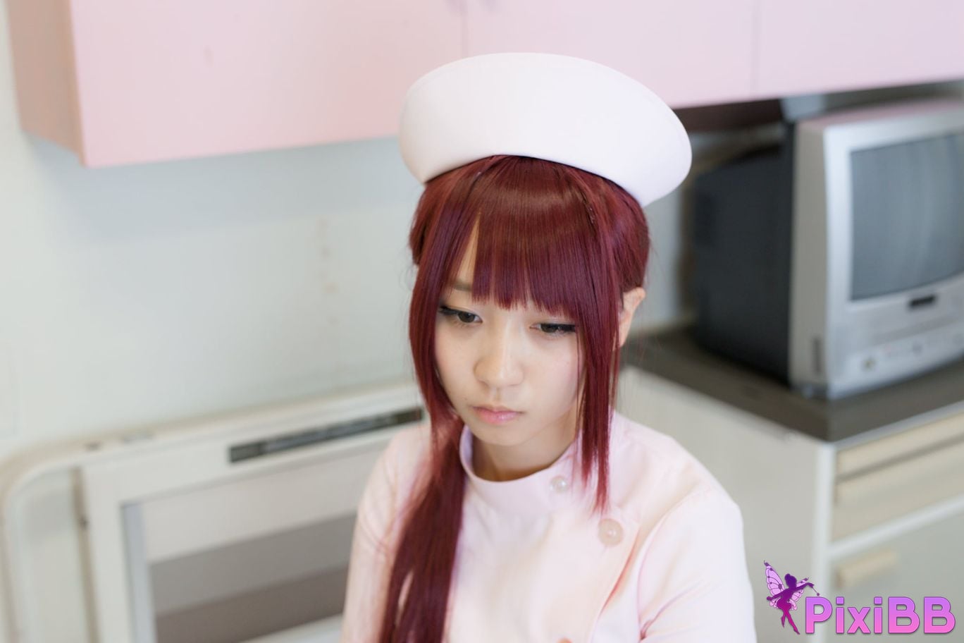 Japanese Idol Moe Iori night shift ward YAKIN BYOTOU Nurse PixiBB.COM 090