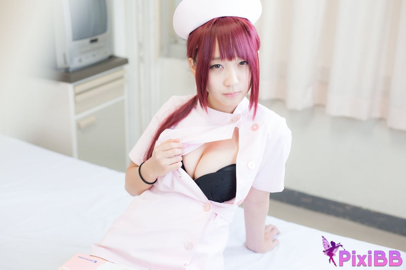Japanese Idol Moe Iori night shift ward YAKIN BYOTOU Nurse PixiBB.COM 092