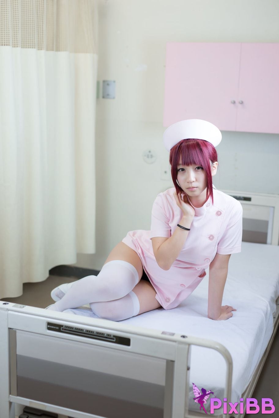 Japanese Idol Moe Iori night shift ward YAKIN BYOTOU Nurse PixiBB.COM 093