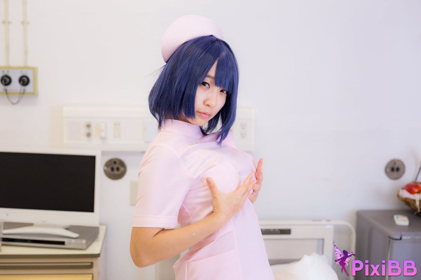 Japanese Idol Moe Iori night shift ward YAKIN BYOTOU Nurse PixiBB.COM 125