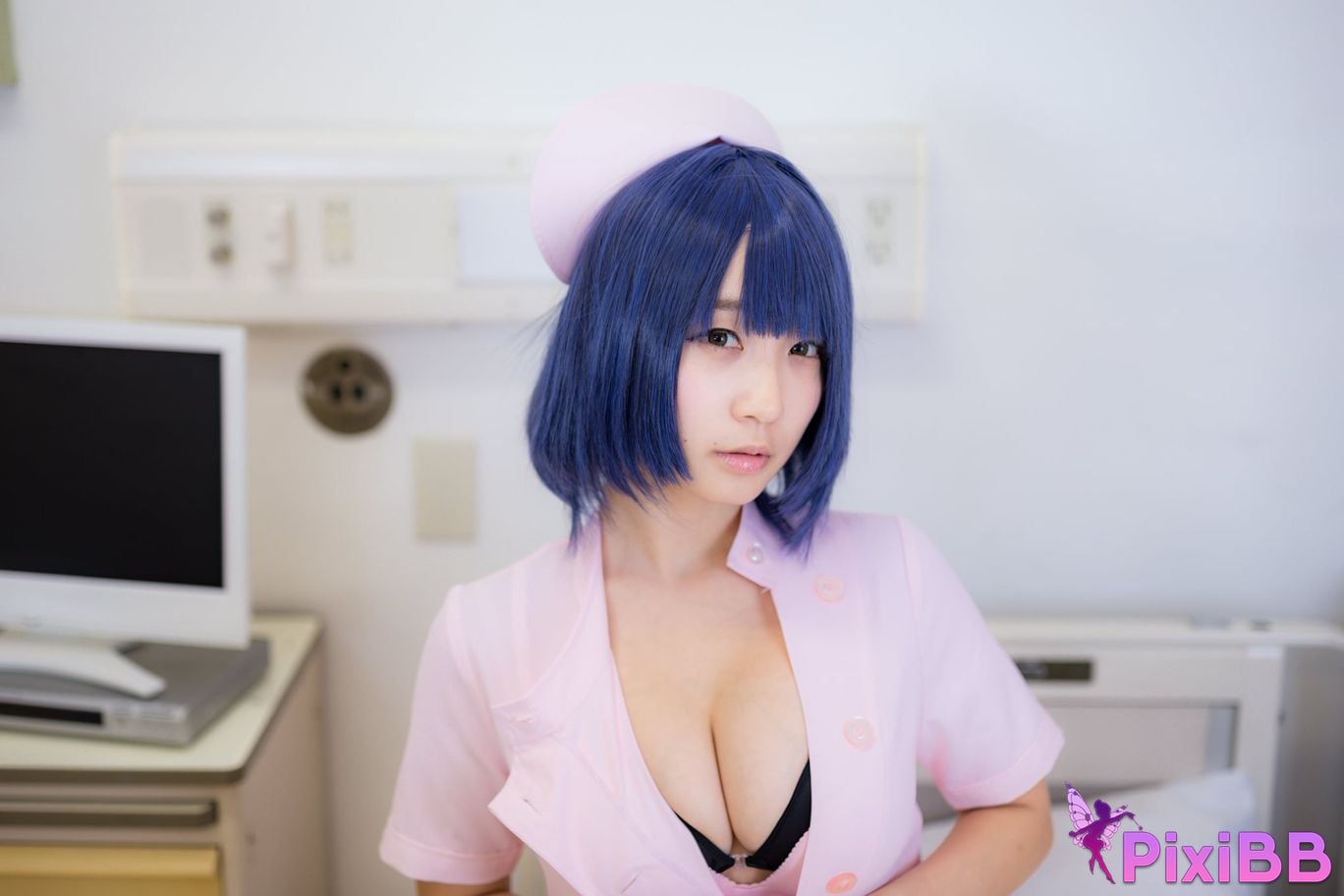 Japanese Idol Moe Iori night shift ward YAKIN BYOTOU Nurse PixiBB.COM 136