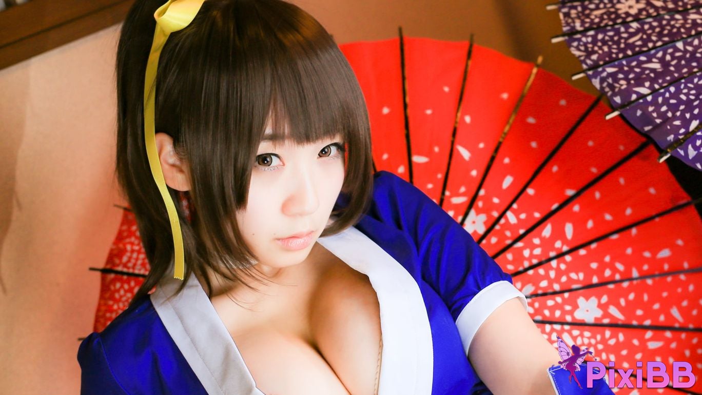 Japanese Idol Moe Iori Kasumi stomach character too degree PixiBB.COM 008