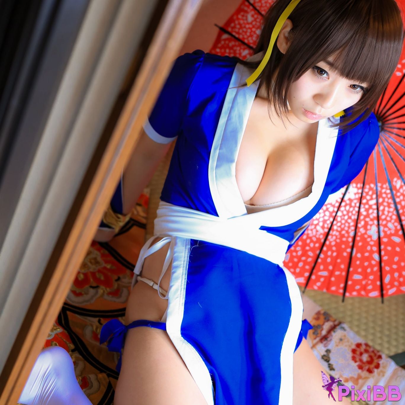 Japanese Idol Moe Iori Kasumi stomach character too degree PixiBB.COM 009