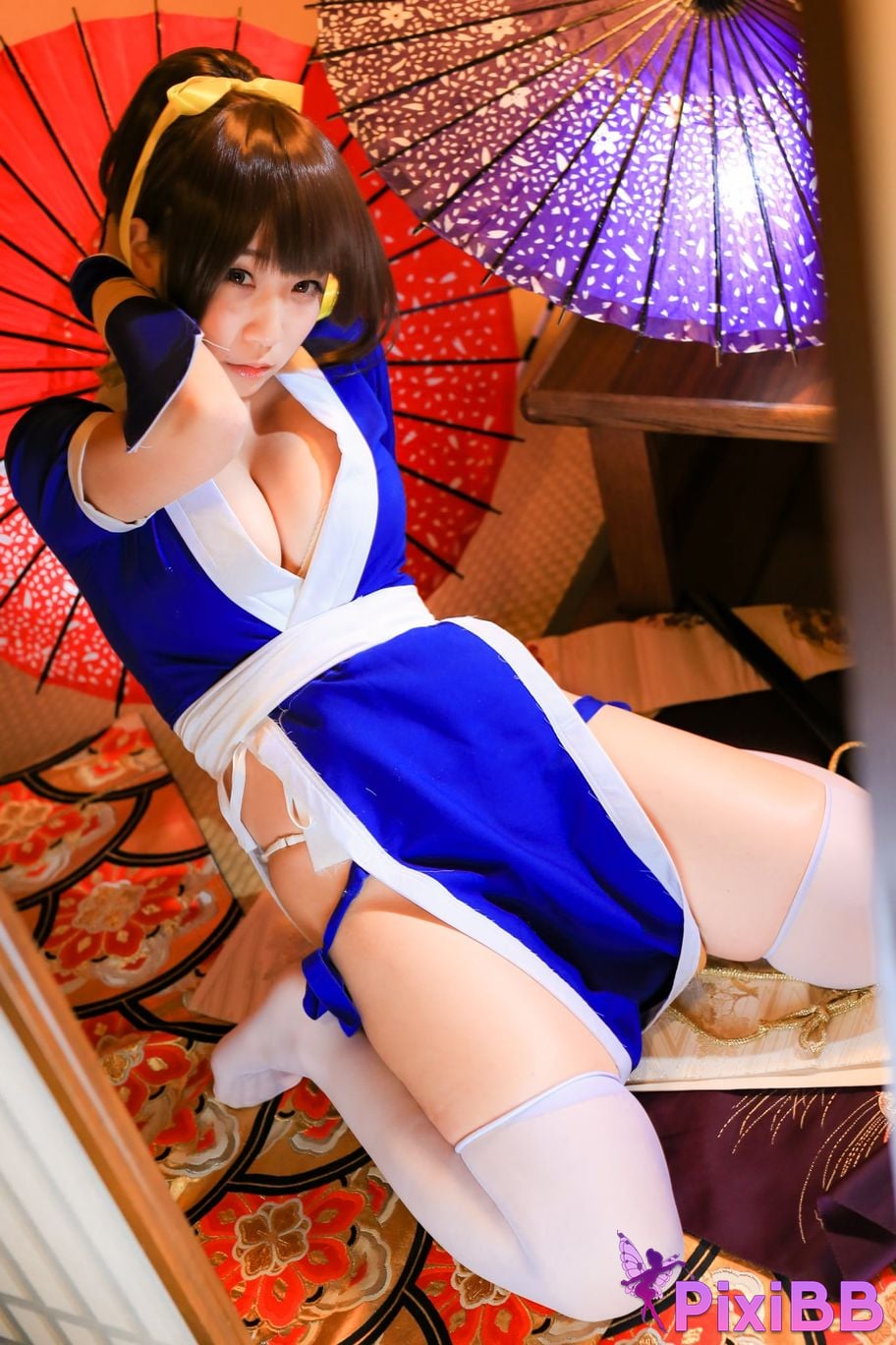 Japanese Idol Moe Iori Kasumi stomach character too degree PixiBB.COM 010