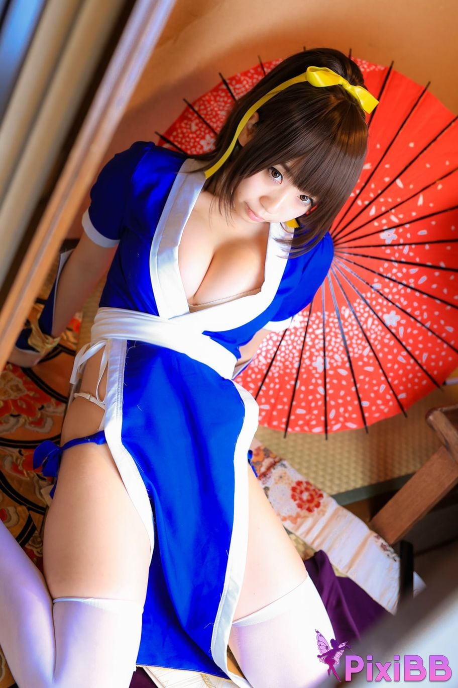 Japanese Idol Moe Iori Kasumi stomach character too degree PixiBB.COM 011