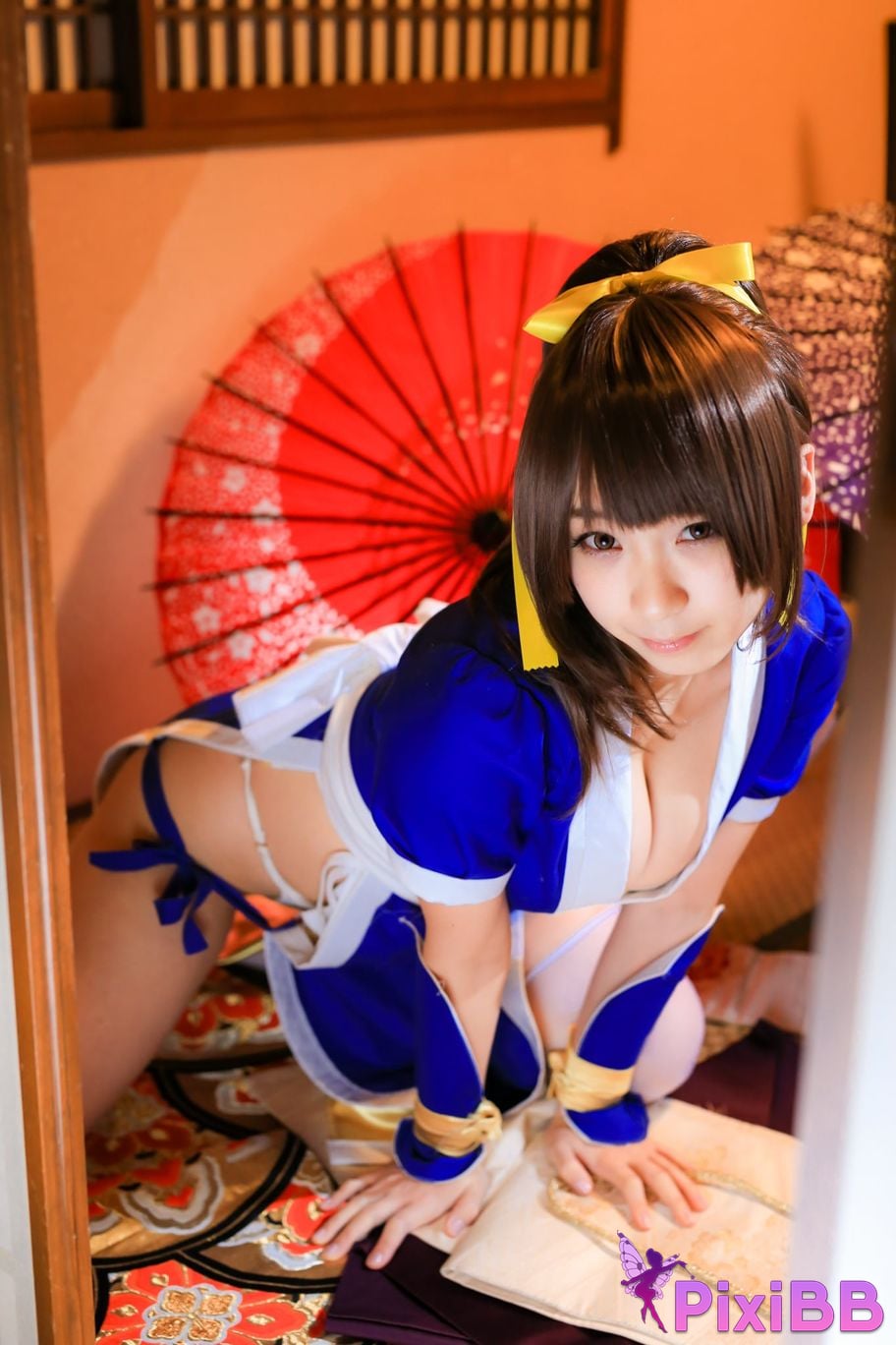 Japanese Idol Moe Iori Kasumi stomach character too degree PixiBB.COM 014