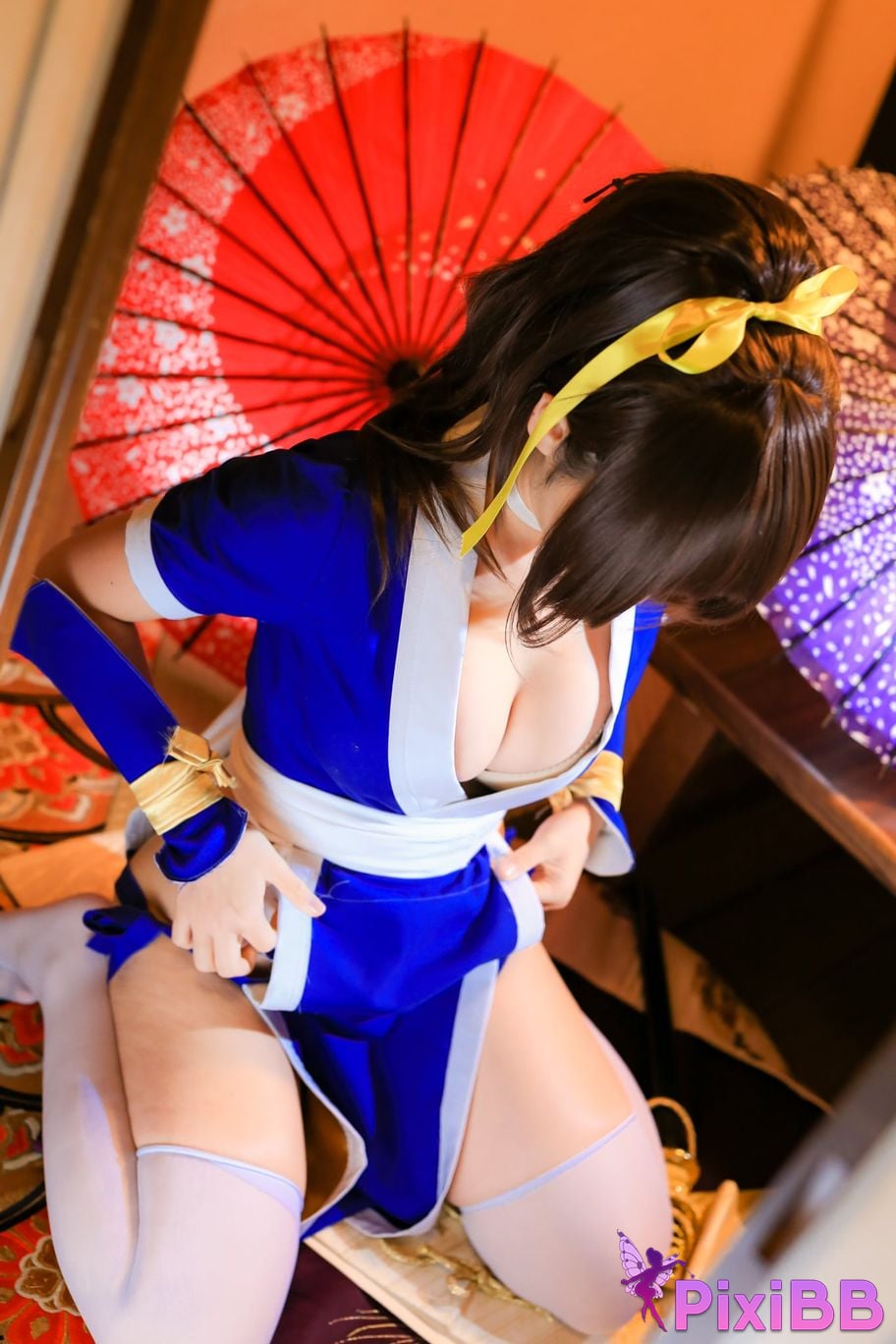 Japanese Idol Moe Iori Kasumi stomach character too degree PixiBB.COM 015