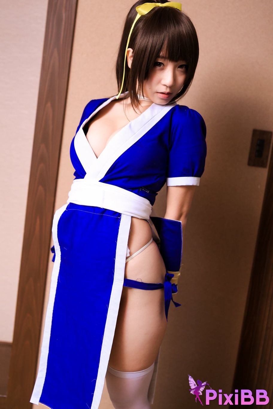 Japanese Idol Moe Iori Kasumi stomach character too degree PixiBB.COM 025