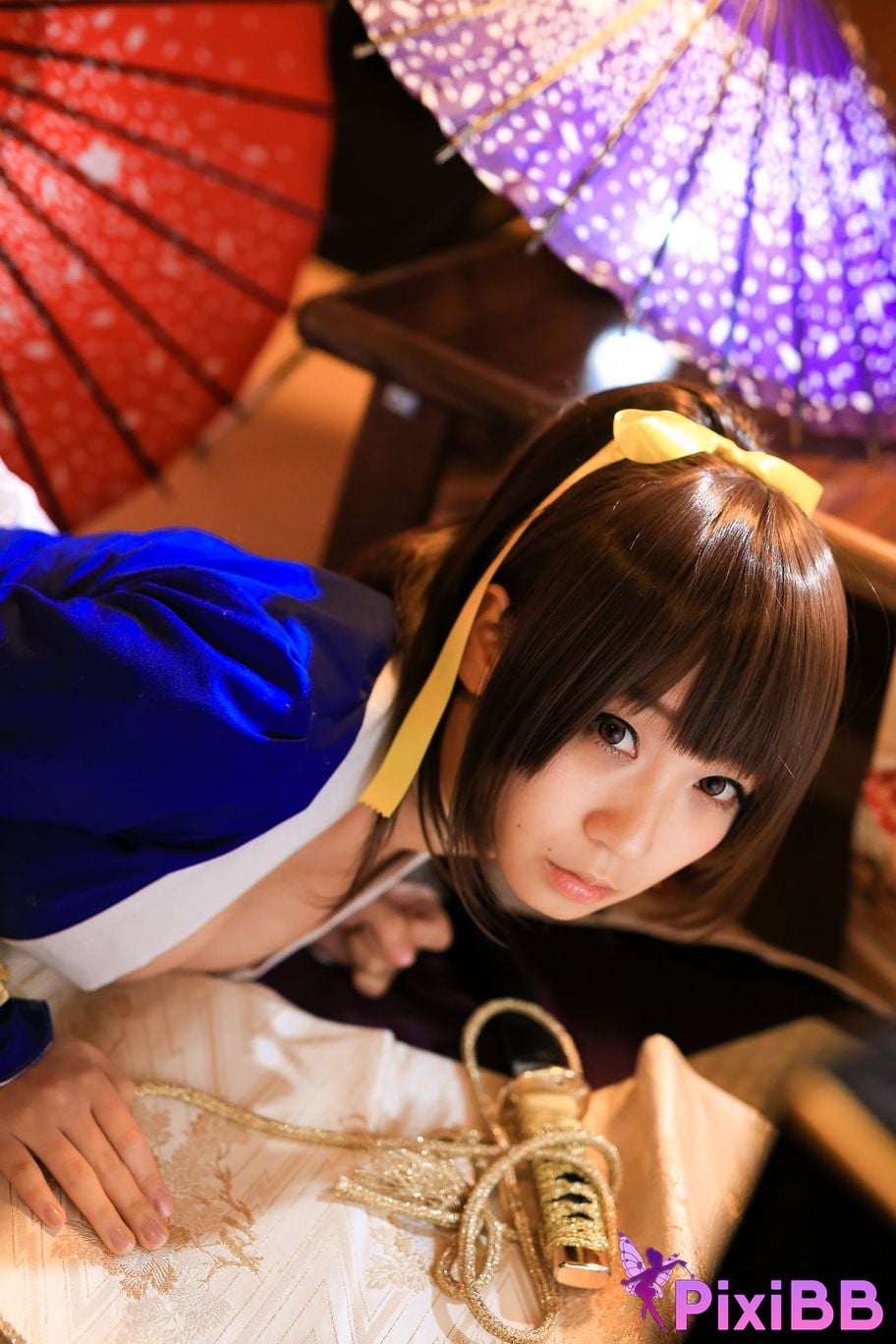 Japanese Idol Moe Iori Kasumi stomach character too degree PixiBB.COM 027