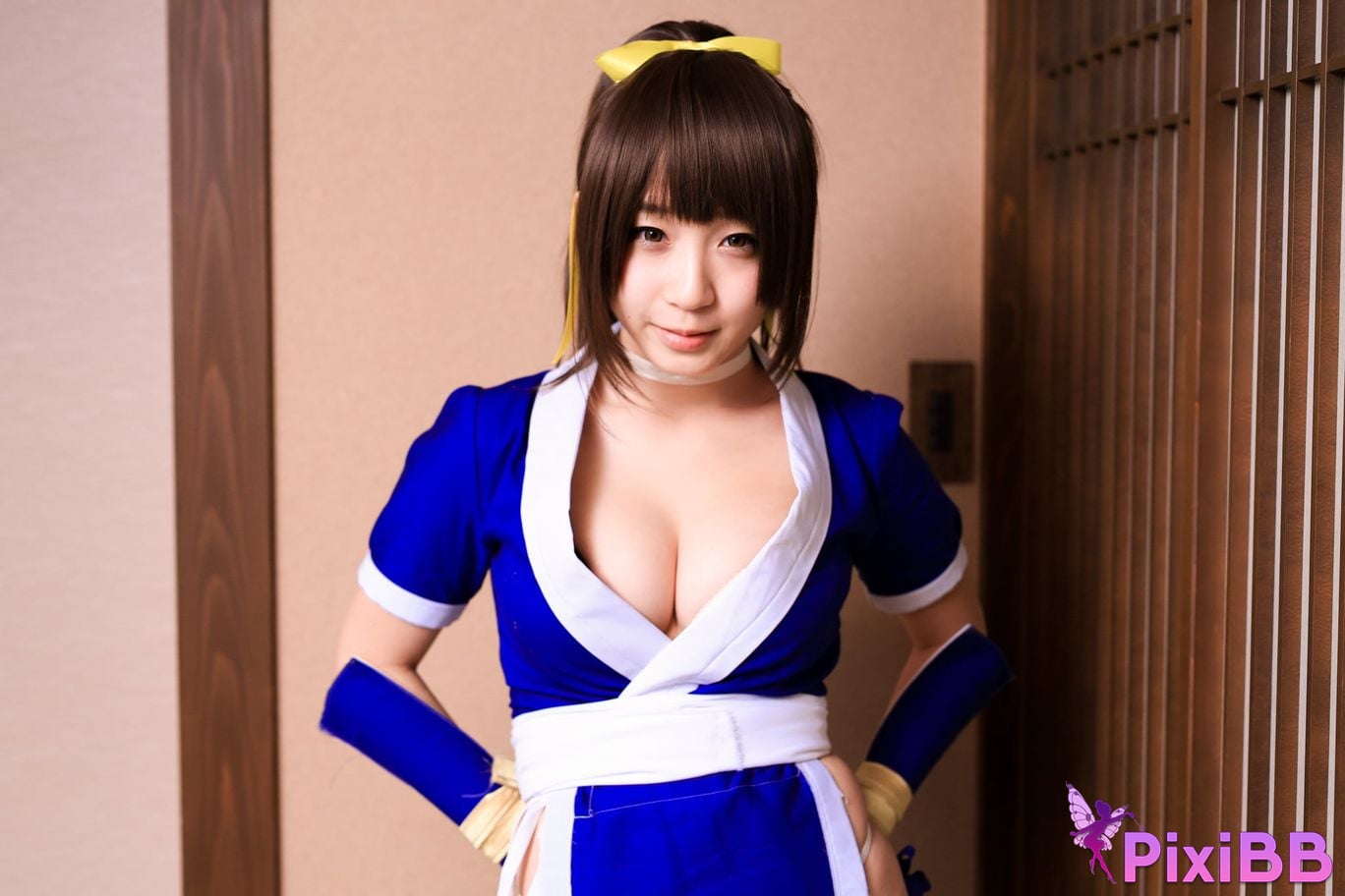 Japanese Idol Moe Iori Kasumi stomach character too degree PixiBB.COM 031