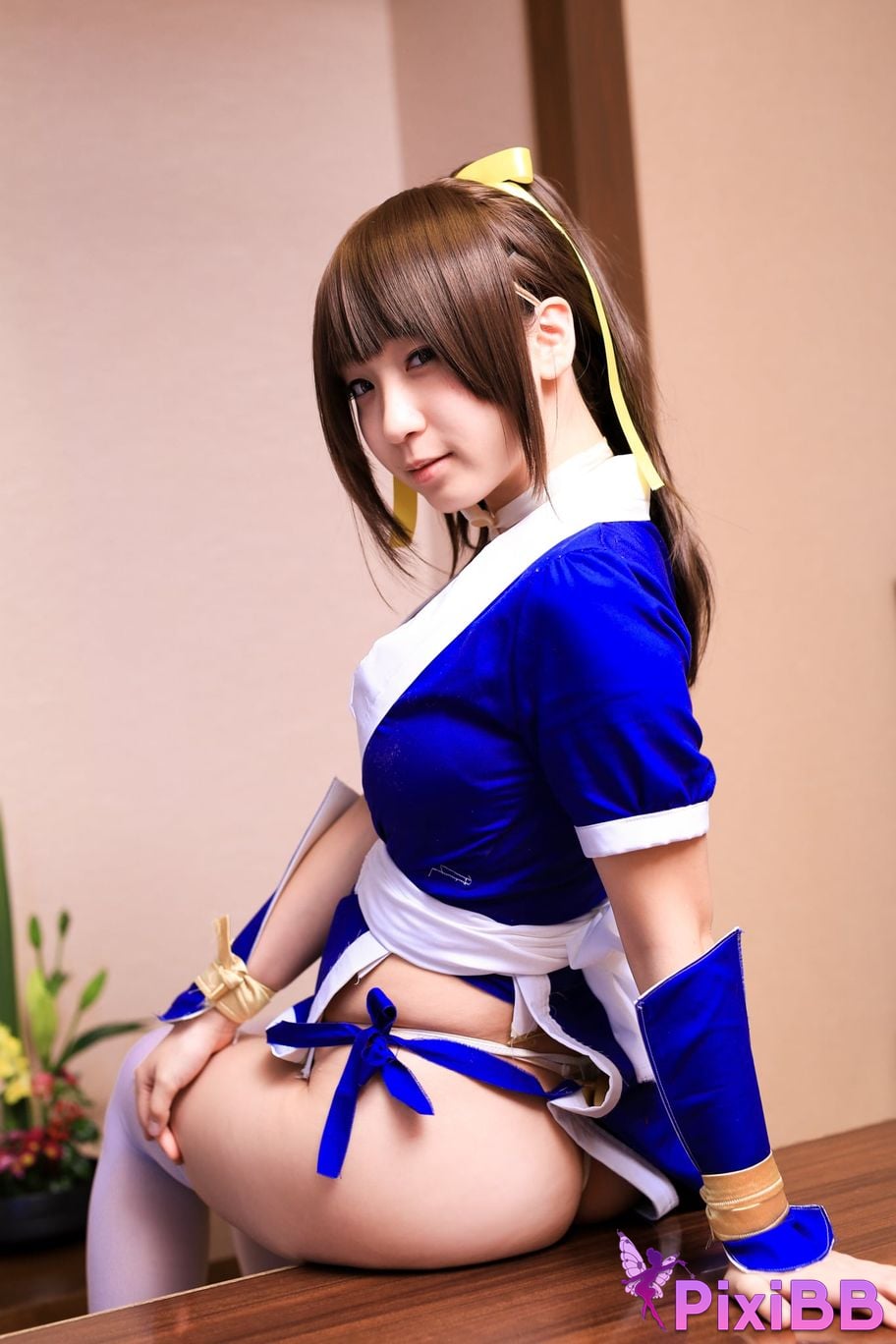 Japanese Idol Moe Iori Kasumi stomach character too degree PixiBB.COM 056