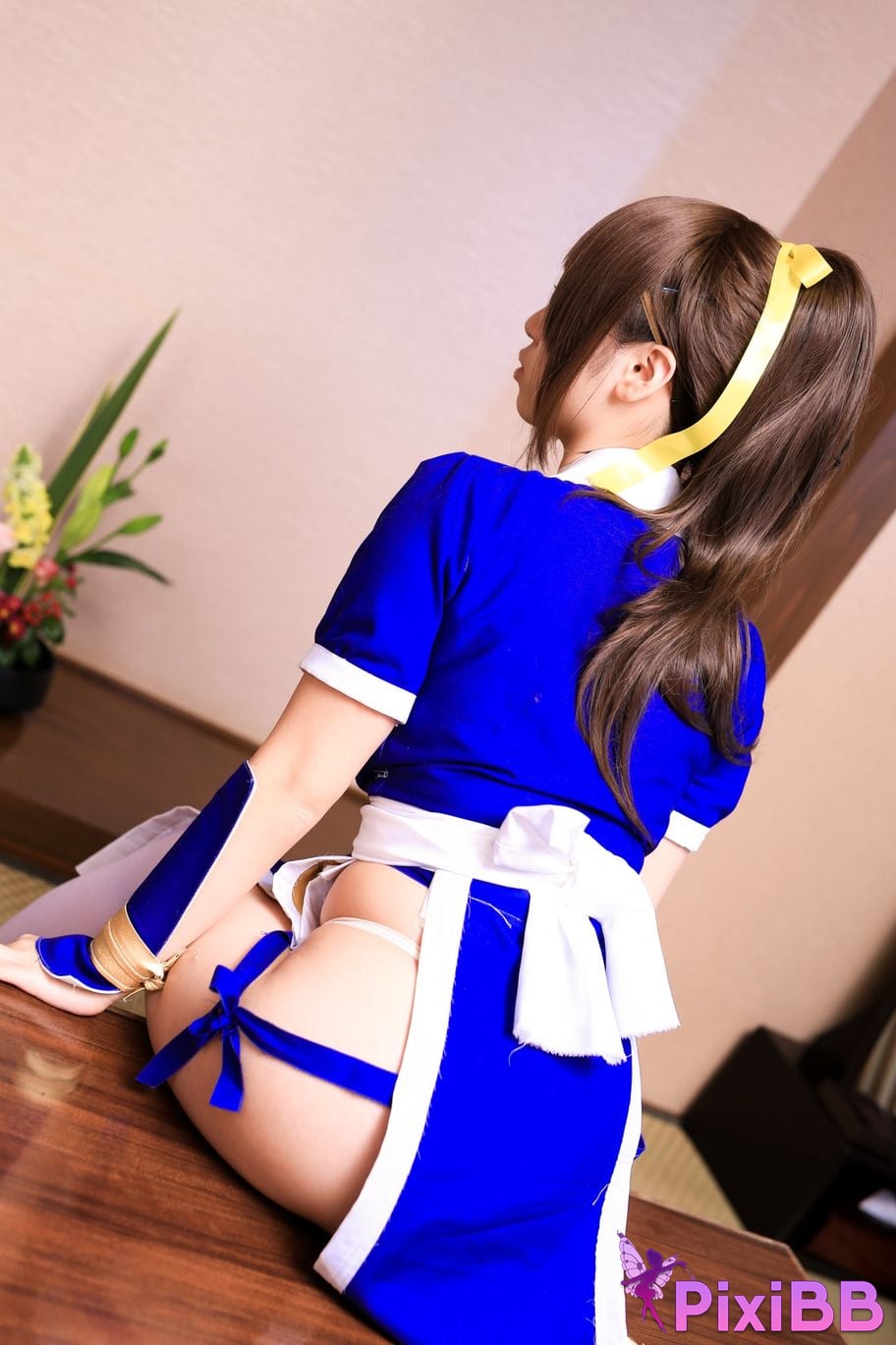 Japanese Idol Moe Iori Kasumi stomach character too degree PixiBB.COM 069