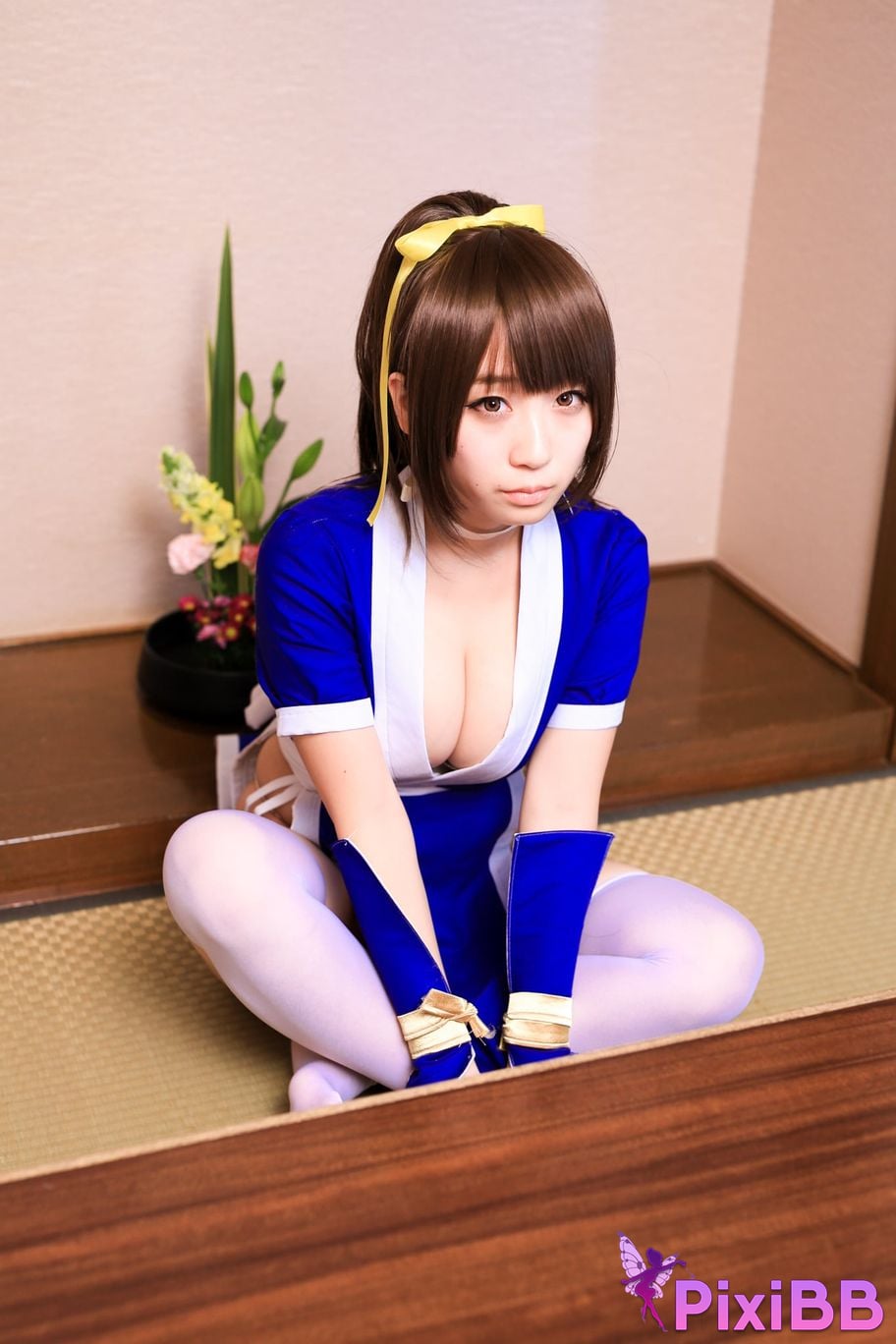 Japanese Idol Moe Iori Kasumi stomach character too degree PixiBB.COM 100