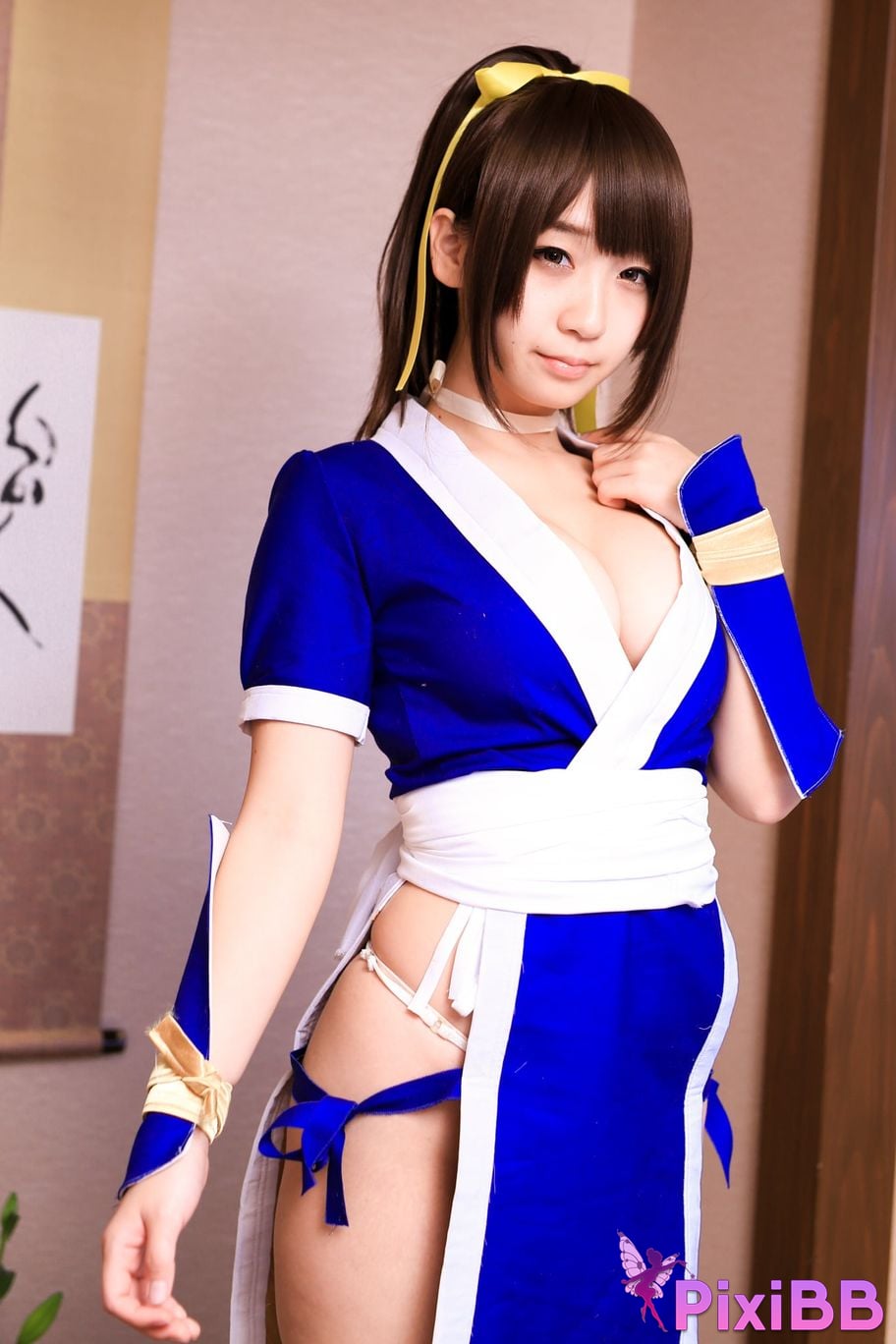 Japanese Idol Moe Iori Kasumi stomach character too degree PixiBB.COM 109