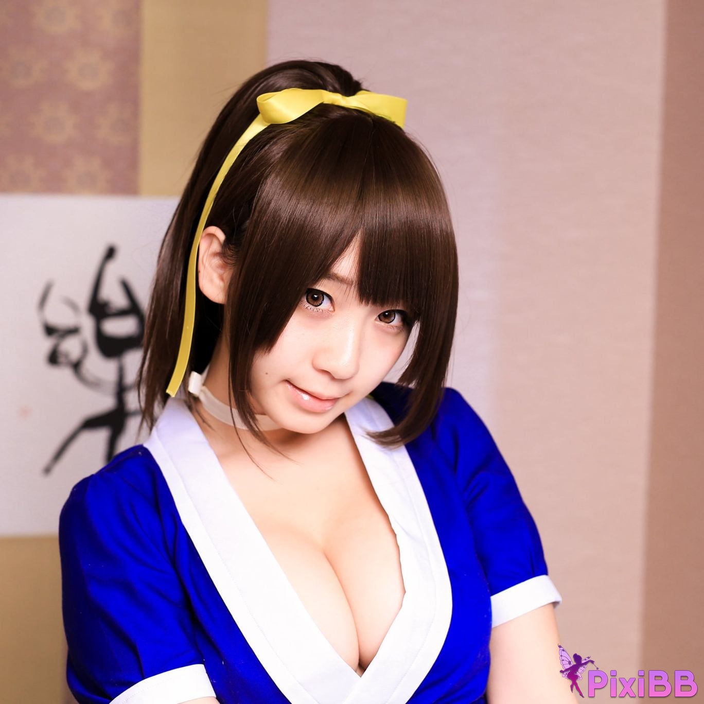 Japanese Idol Moe Iori Kasumi stomach character too degree PixiBB.COM 116