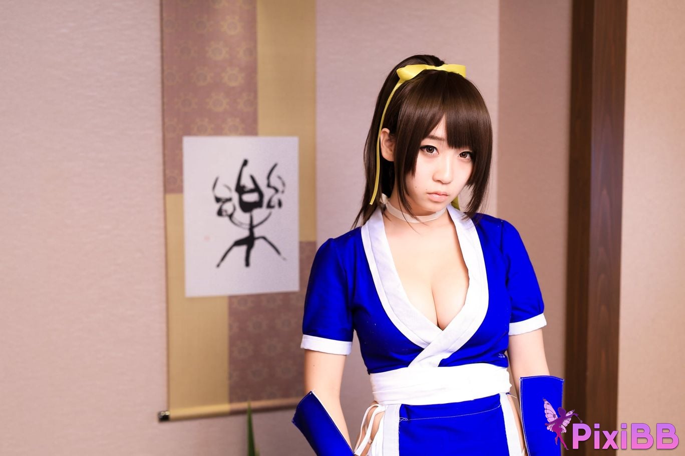 Japanese Idol Moe Iori Kasumi stomach character too degree PixiBB.COM 119