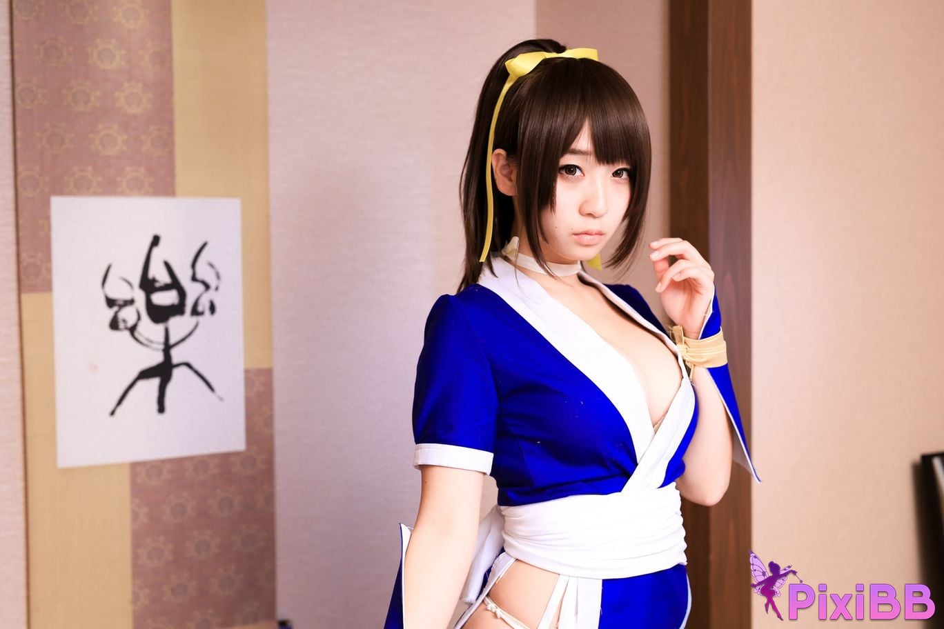 Japanese Idol Moe Iori Kasumi stomach character too degree PixiBB.COM 120